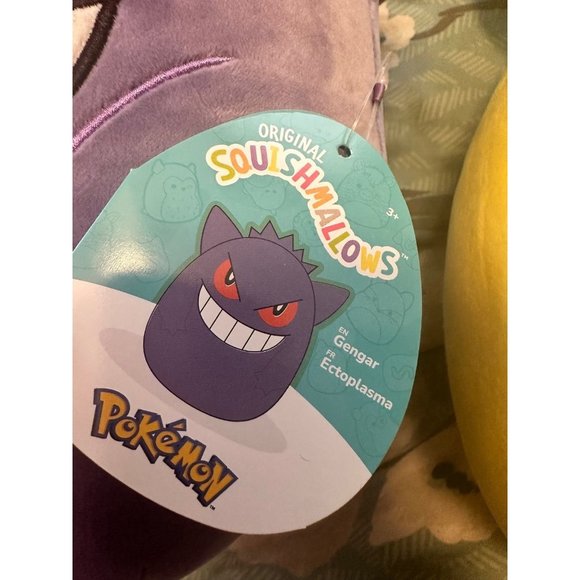 NWT Pokémon squishmallows pikachu & gengar - Picture 2 of 4